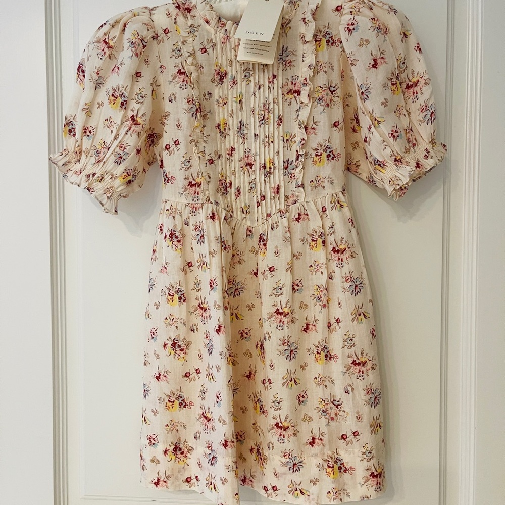 DOEN MISHA GIRLS 8 TUILERIES FLORAL TRADITIONAL COTTAGECORE SPRING EASTER DRESS - Picture 11 of 13